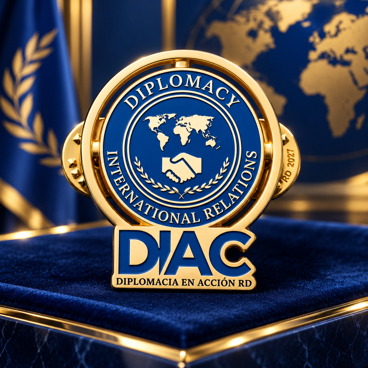 Pin diplomático DIAC RD