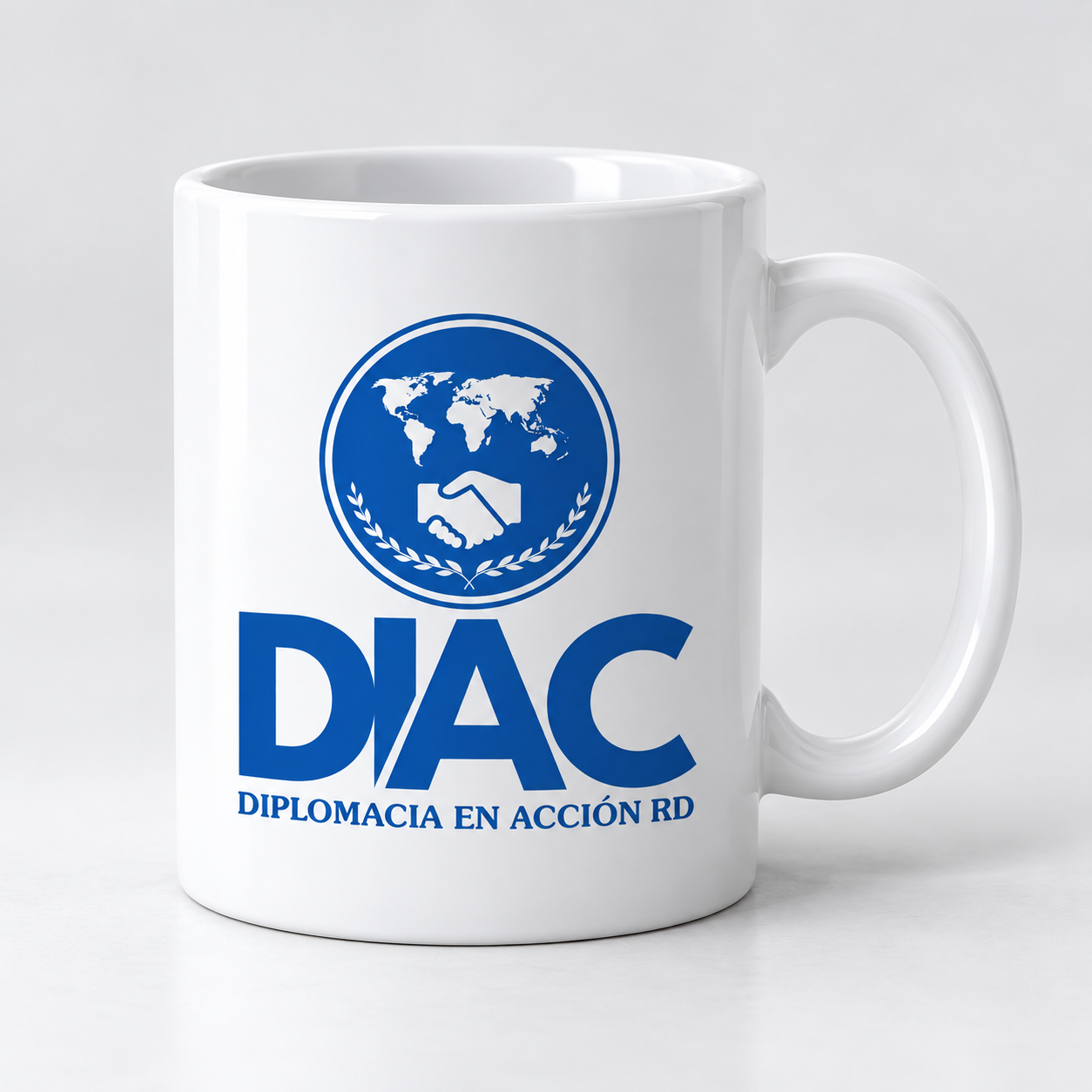 Taza blanca DIAC RD
